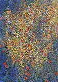 Wild Flower Meadow by Kenneth Webb, oil on canvas, sold Sep 2017