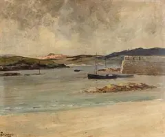 James Humbert Craig, Portnablagh, Co Donegal, 1921, oil on board