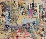 John Kingerlee, Early (from the SRIKS Series), 2015, mixed media on board