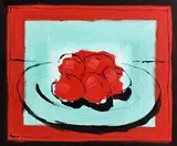 Neil Shawcross, Still Life - Fruit on a Plate, 2006, oil on canvas