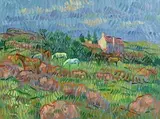 Horse on Small Holding, Ballyconneely by Desmond Carrick, oil on board, sold Sep 2017