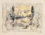 Landscape Composition (2015/16) by John Kingerlee, oil on board, offered Sep 2017