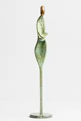 Standing Figure by Sandra Bell, 2000, bronze - number 2 from an edition of 8, offered Sep 2017