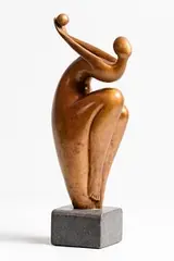 Gymnast by Ana Duncan, bronze on granite base - number 1 from an edition of 9, sold Sep 2017