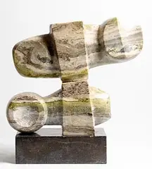 Patrick O'Sullivan, Abstract, unique connemara marble on Kilkenny limestone base