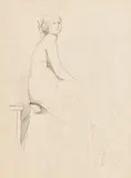 Mainie Jellet, Seated Nude