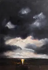 Michael Gemmell, Connemara Bog, oil on canvas