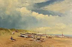 Roy Petley British, Summer Afternoon, oil on board