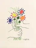 Pablo Picasso Spanish, The Bouquet