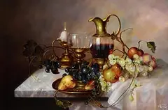 Furst, Csendelet, oil on board