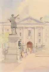 Arthur Gibney, Trinity College, watercolour
