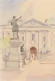 Arthur Gibney, Trinity College, watercolour
