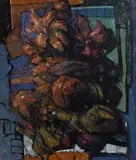 John Boyd, Flowers, oil on board