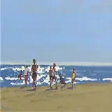 Summer Light by John Morris, oil on board, sold Sep 2017
