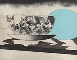 Storm in a Tea Cup by Micheal Farrell, 1977, limited edition lithograph signed & numbered 48/80, sold Sep 2017