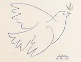 Pablo Picasso Spanish, Blue Dove of Peace (1983-4)