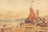 Edwin Hayes, Fisher Folk at the Quay