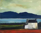 Padraig McCaul, Farmhouse over the Kenmare River, 2008, oil on canvas