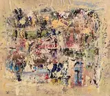 Both Ways -SRIKS Series by John Kingerlee, 2016, mixed media on board, offered Aug 2017