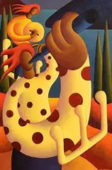 Alan Kenny, Polka Session, oil on canvas