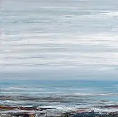 Ian Humphreys British, As The Tide Ebbs, 2016, oil on board