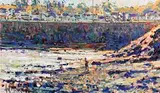 Almost Dusk, Union Hall, West Cork by Arthur K. Maderson, oil on panel, sold Aug 2017