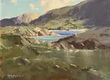 George Gillespie, Seascape, West of Ireland, oil on canvas