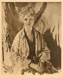 William Orpen, Portrait of a Young Lady, signed print