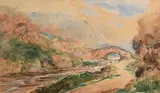 Gap of Dunloe, Killarney by Alexander Williams, watercolour, sold Aug 2017
