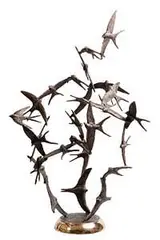 Colm J. Brennan, Flight of Swallows, unique bronze
