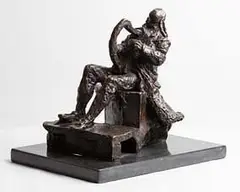 Melanie Le Brocquy, Carolan's Receipt, bronze - artist's copy from an edition of 6