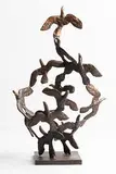 Summer Birds by John Behan, unique bronze, offered Aug 2017
