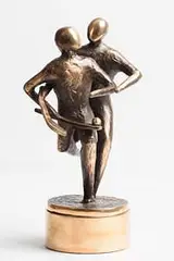 The Hurlers by Jarlath Daly, bronze, sold Aug 2017