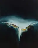 Paul Christopher Flynn, Mountain Falls, oil on canvas