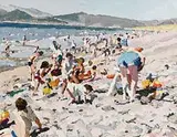 Stephen Cullen, Rossbeigh Beach, Kerry, oil on canvas board