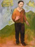Jonathan Hunter, Birch Tree Way, 2000, oil on canvas