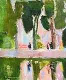 Alexey Krasnovsky, Gilao River, Tavira, Portugal, 2004, oil on canvas