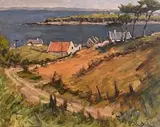 John Dinan, West of Ireland, oil on canvas board
