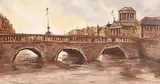 Tom Cullen, Four Courts, Dublin, 1977, oil on canvas