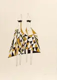 Lynn Chadwick British, Checkmates (1970's), lithograph printed in colours, 1972, artist's proof aside from the edition of 100, printed by The Erker Presse, St Gallen, Switzerland, with there Blind Stamp on B.F.K. Rives Paper, with full margins.
