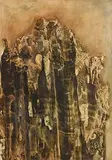 John Kelly, Abstract Composition, 1965, gouache on board