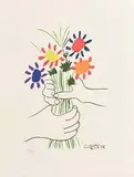 Pablo Picasso Spanish, The Bouquet