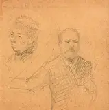 Sarah Purser, Life Study I, pencil drawing