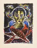 Basil Rakoczi, Untitled, limited edition lithograph on rives B.E.K. paper signed & numbered 99/100