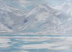 Bernadette Madden, Svalbard 12.01, screenprint no1 of 3