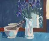 White Jug in Mirror by Brian Ballard, 2001, oil on canvas, offered Jun 2017