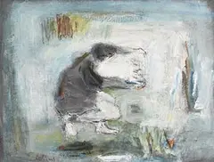 Patrick Collins, The Prisoners, oil on board
