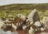 Patrick Hennessy, Mountain Pool, oil on canvas
