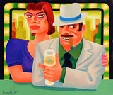 The Cuban by Graham Knuttel, oil on canvas, sold Jun 2017