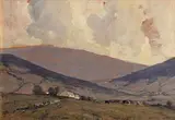 Glendun, Co Antrim by James Humbert Craig, oil on board, sold Jun 2017